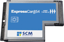 SCM Microsystems Inc. SCR3340 - ExpressCard54 Smart Card Reader